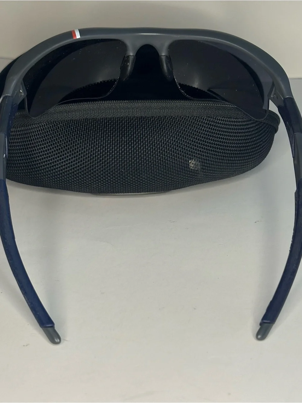 Oakley Flak Jacket XLJ Team USA 24-299 Gray/Blue Rimless Sunglasses 12’ Olympics